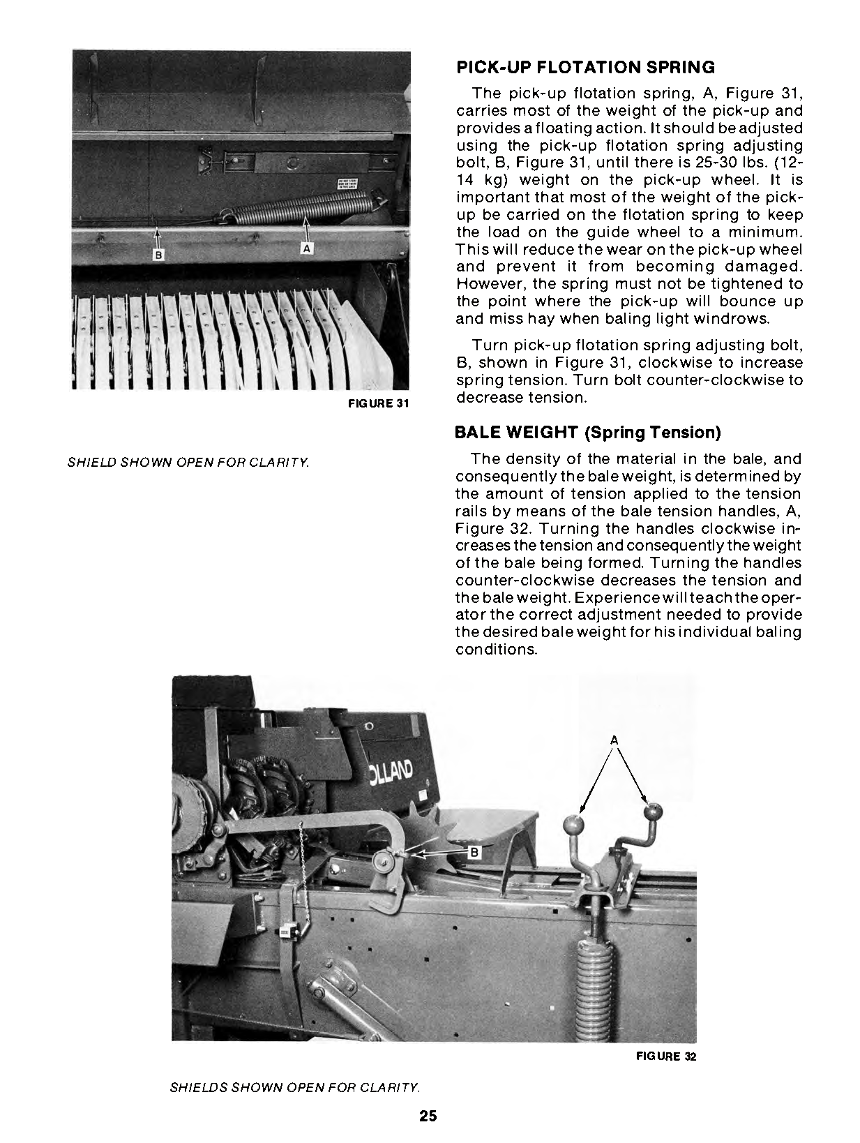 New Holland Hayliner 316 Baler Operator's Manual