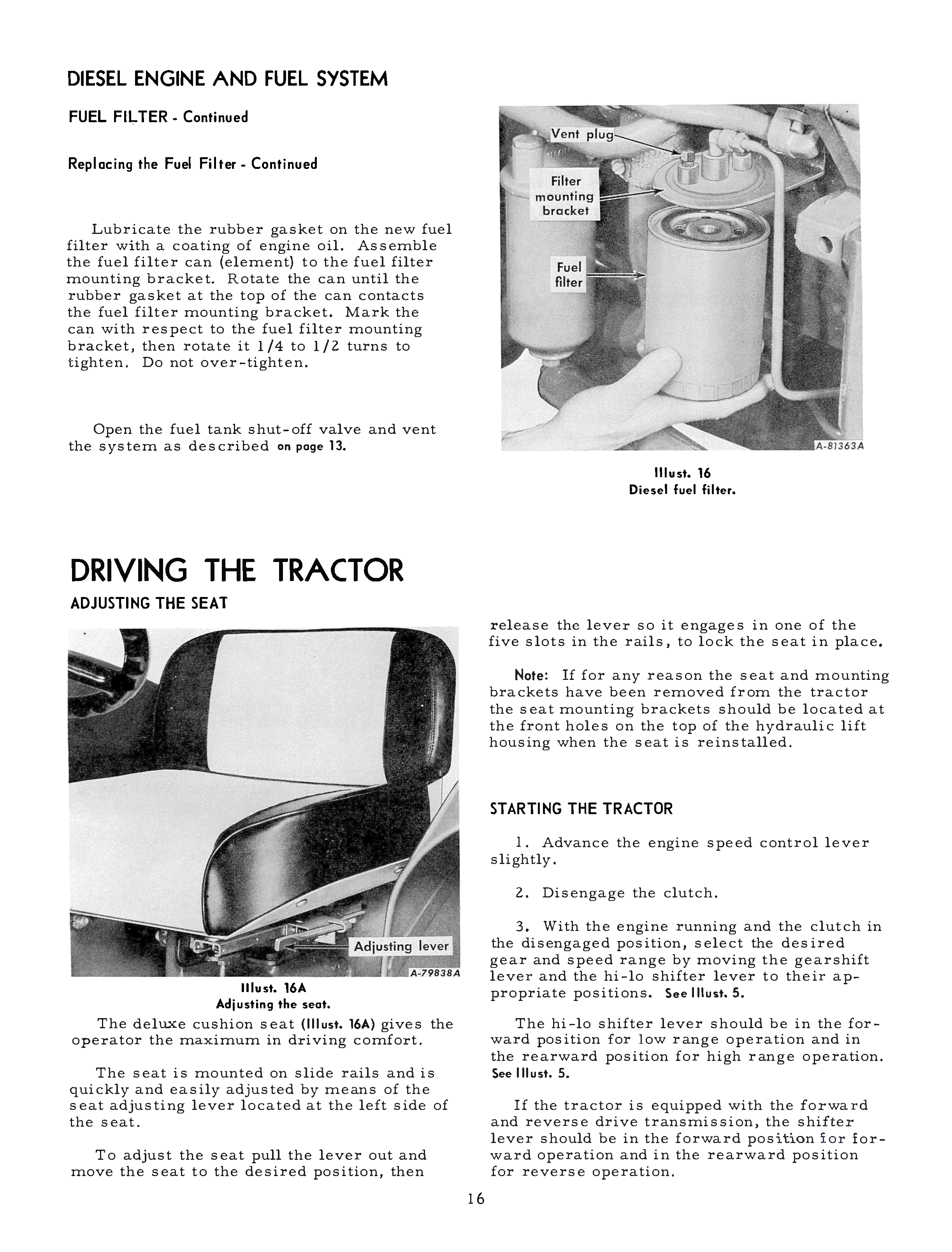 International 424 Tractor Operator's Manual