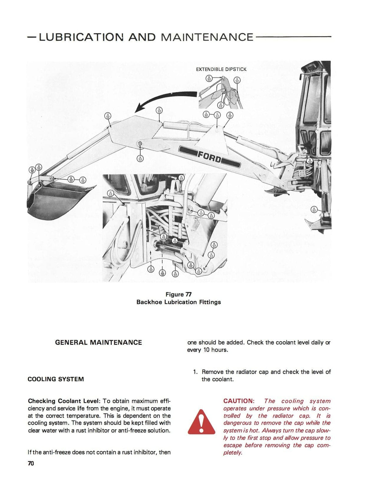 Ford 555 Tractor Loader Backhoe Operator's Manual Download