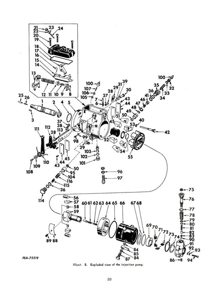 Farmall and International Tractors Fuel System Diesel Engine D-301 tractor operators manual