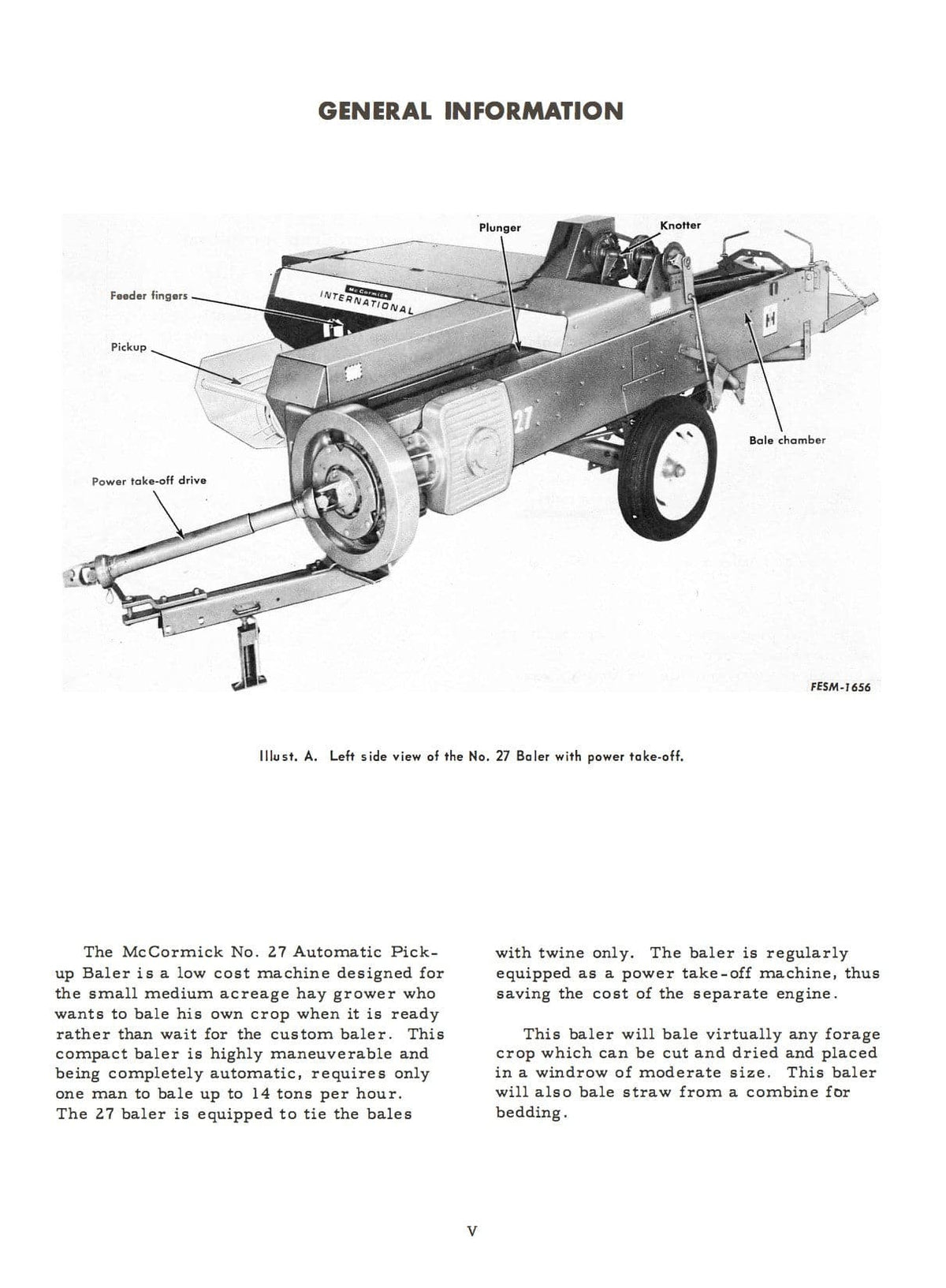 International Harvester Balers Overhaul Service Manual