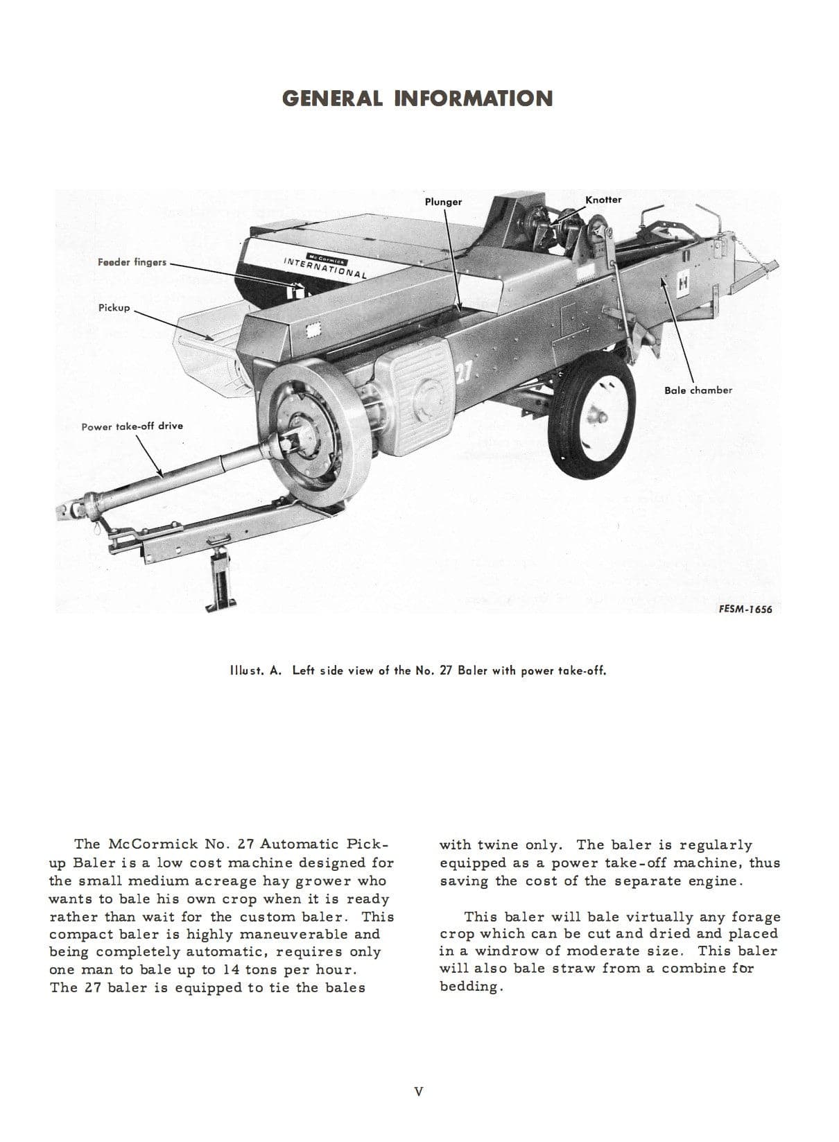 International Harvester Balers Overhaul Service Manual
