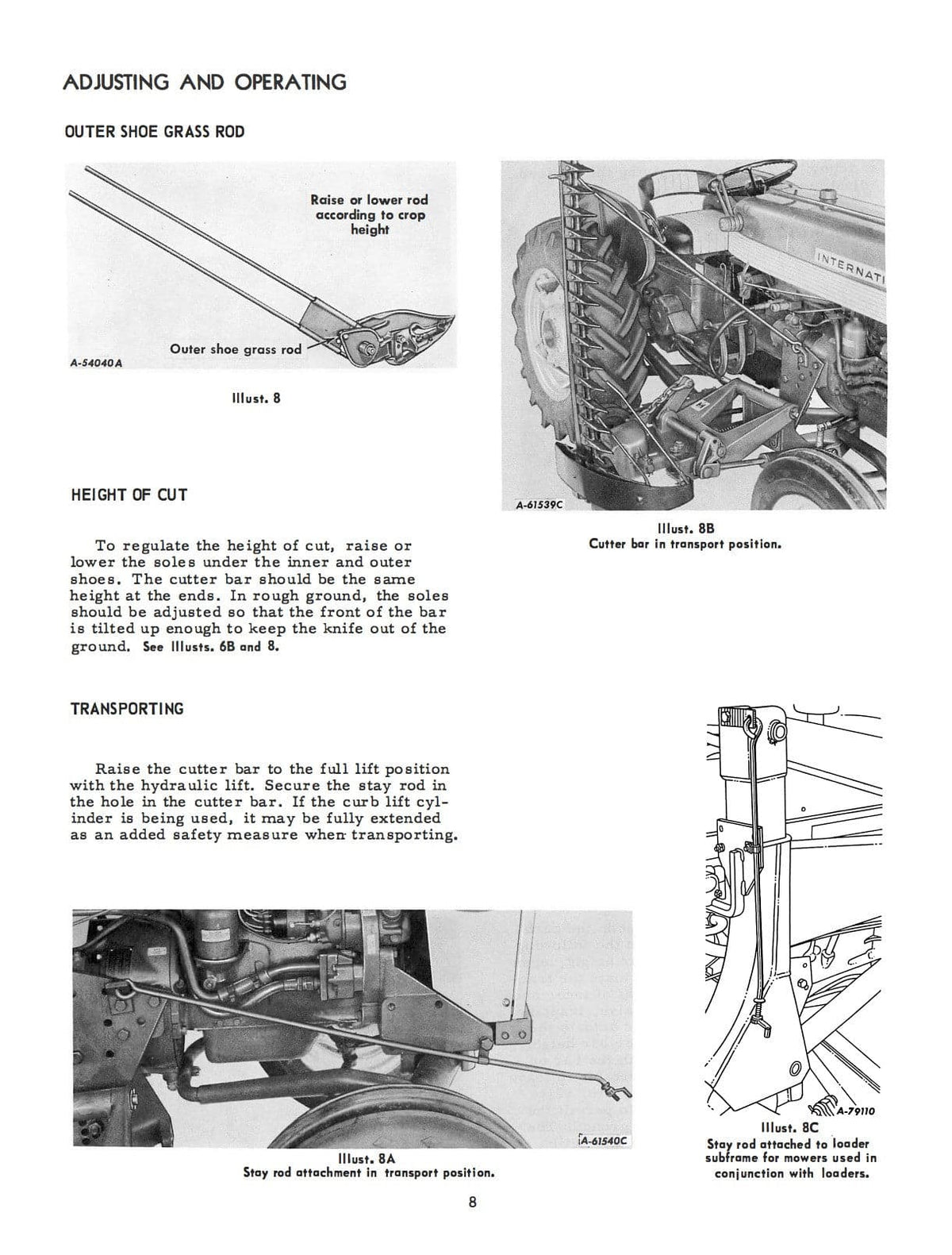 International 110 Balanced Mower Operator’s Manual Download