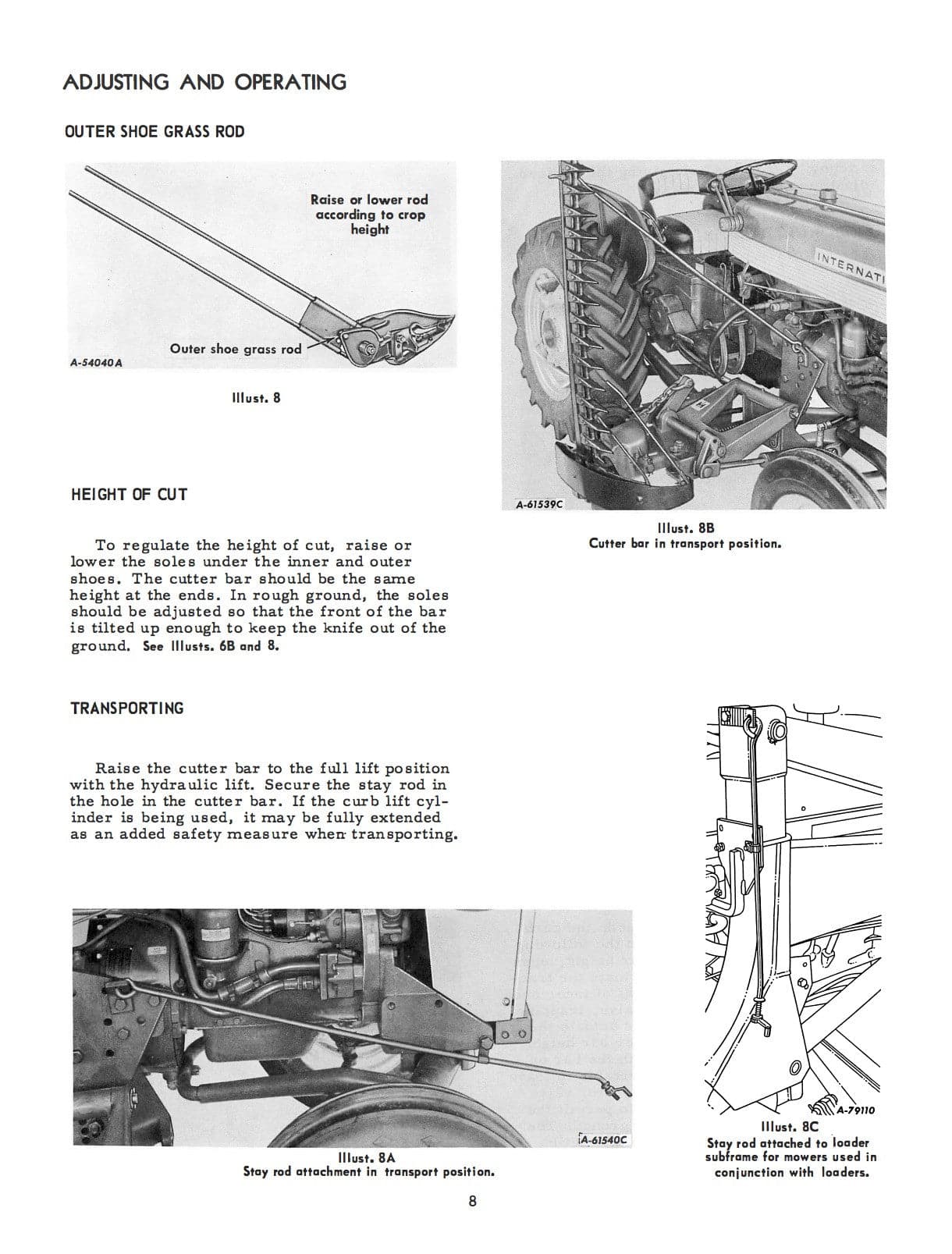 International 110 Balanced Mower Operator’s Manual Download