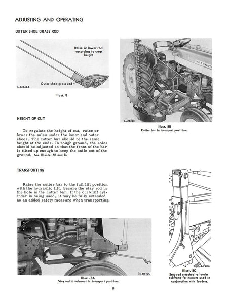 International 110 Balanced Mower Operator’s Manual Download