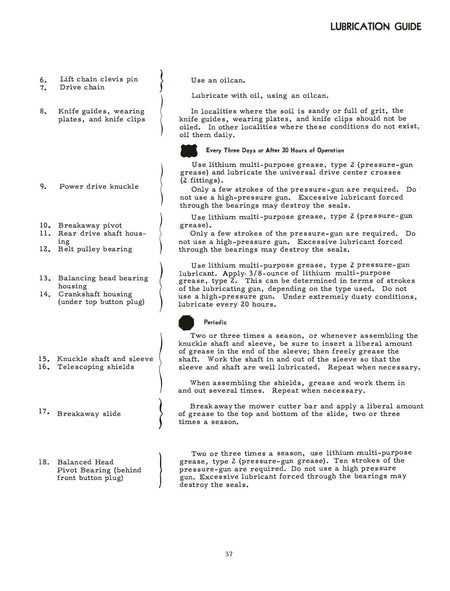 International 110 Balanced Mower Operator’s Manual Download