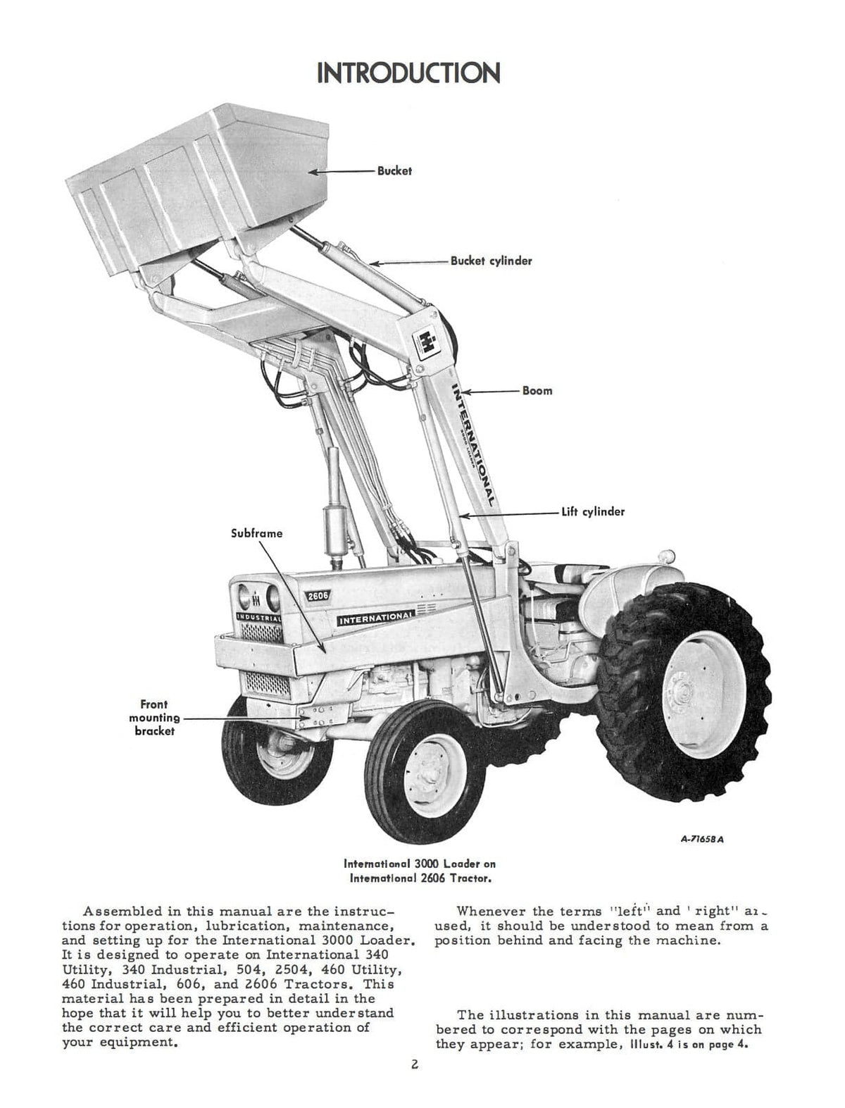 International 3000 Loader Operator's Manual Download