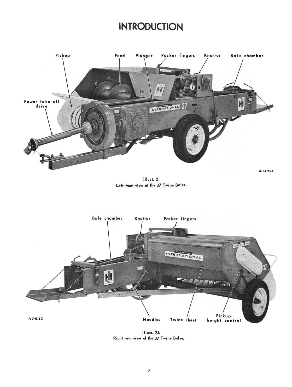 International 37 and 47 Balers Operator's Manual Download