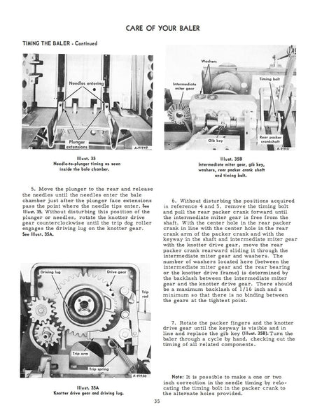 International 430 and 440 Balers Operator's Manual Download