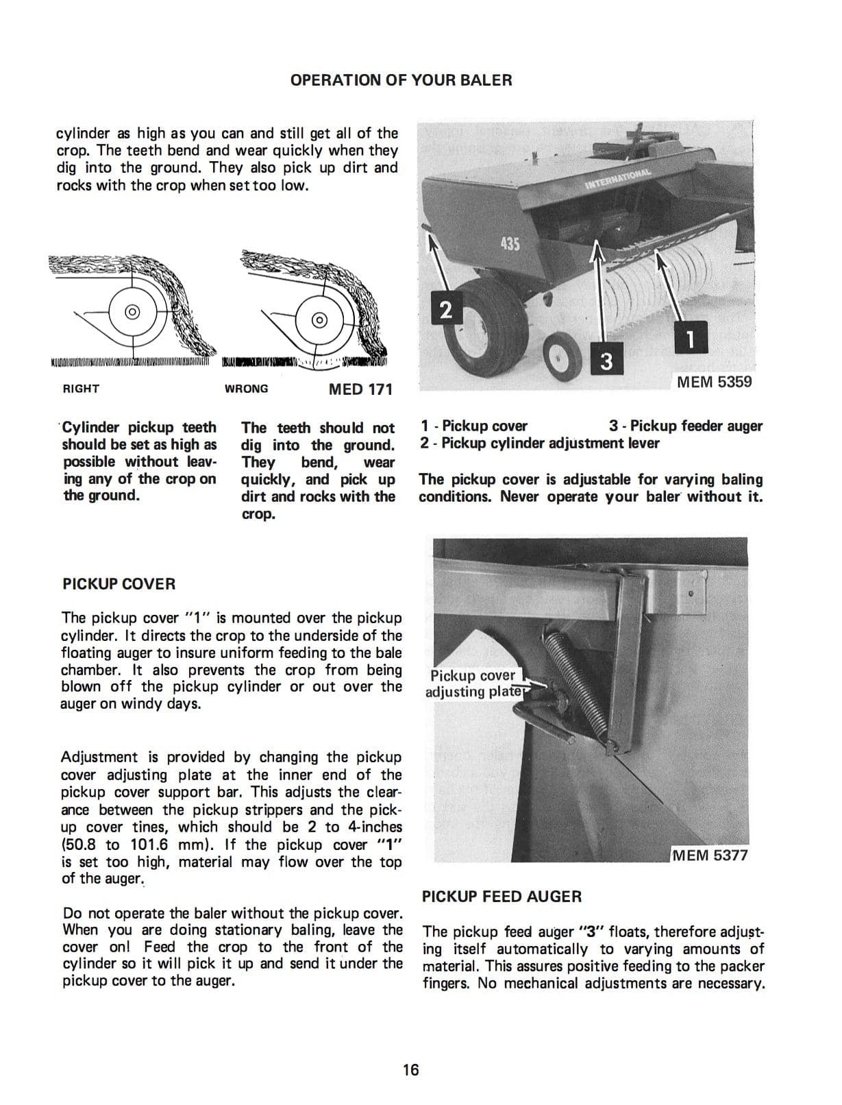 International 435 and 445 Balers Operator's Manual download fast