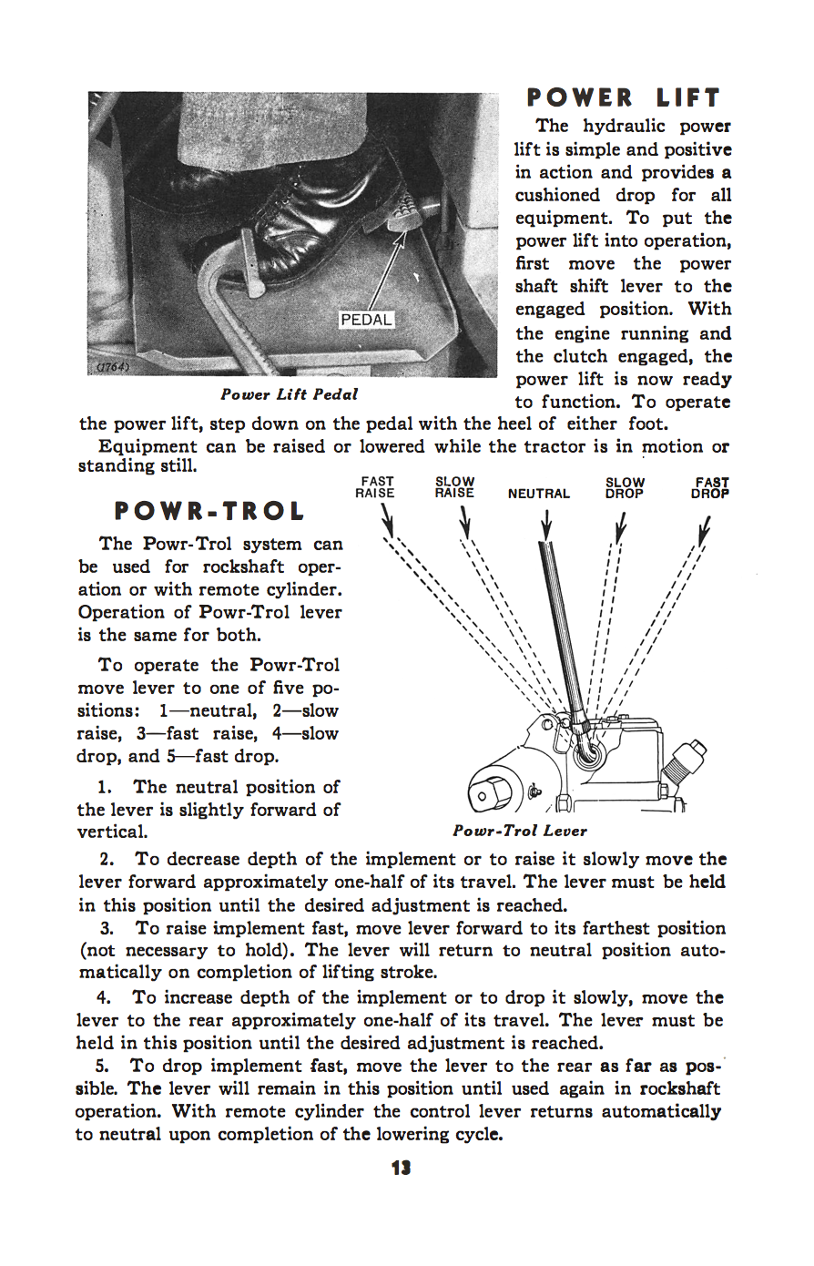 John Deere Model A Series Tractors Operator’s Manual Download