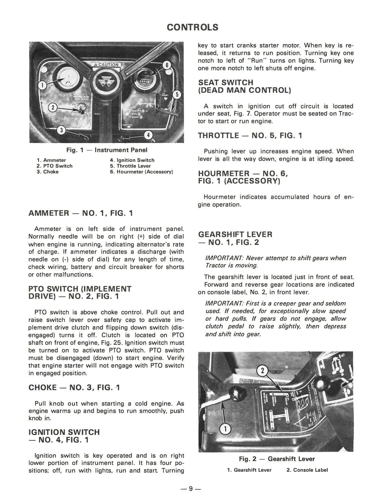 Massey Ferguson MF 1200 Garden Tractor Operator's Manual Download