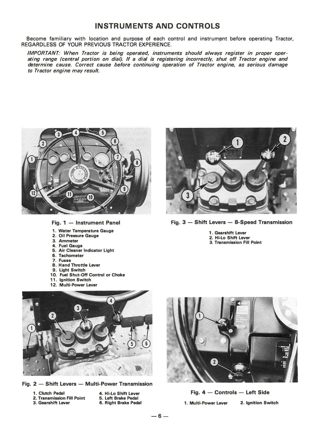 Massey Ferguson MF 255, MF 265, MF 275 Tractor Operators Manual