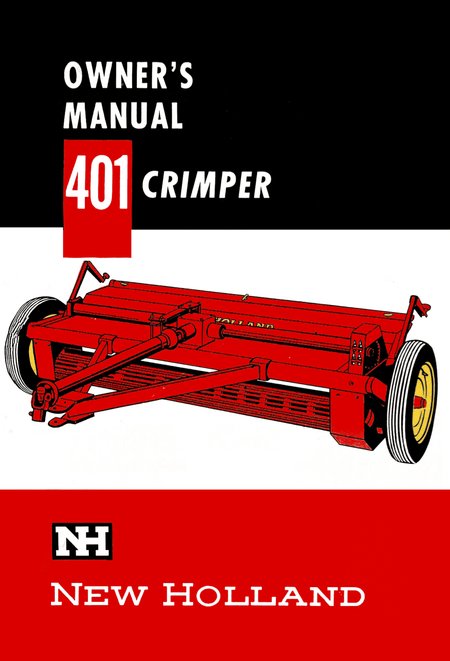 New Holland 401 Crimper Owner's Manual Download
