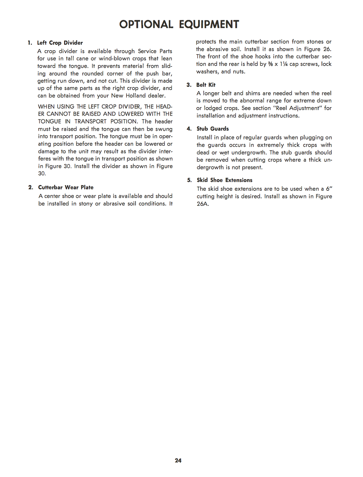 New Holland 461 Haybine Mower-Conditioner - Owner's Manual - Ag Manuals - A Provider of Digital Farm Manuals - 3