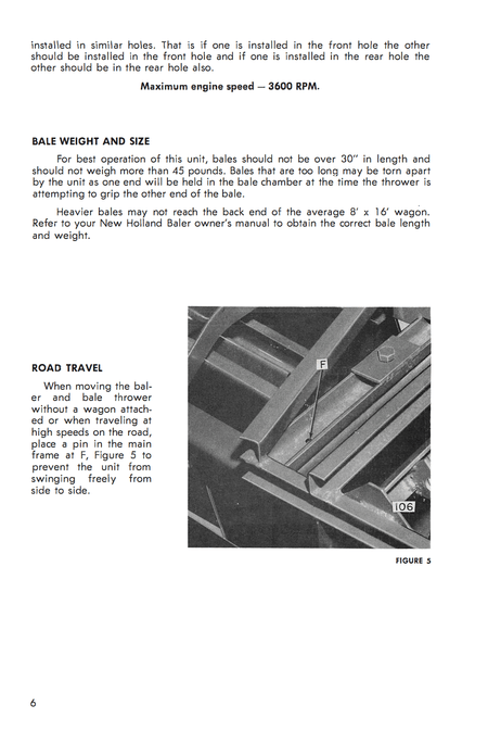 New Holland 49 Bale Thrower Owner's Manual Download