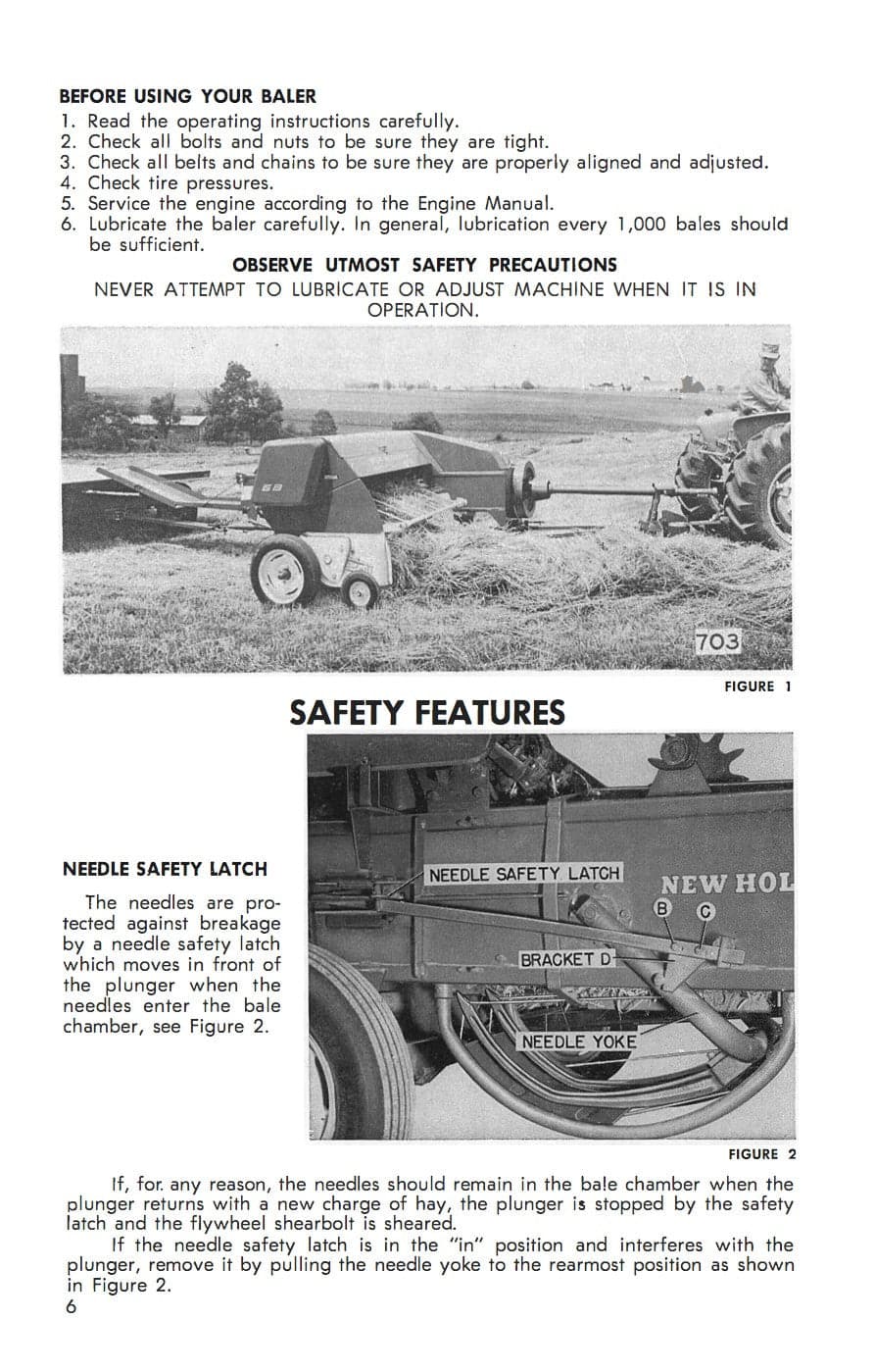 New Holland Super Hayliner 68 Baler - Owner's Manual - Ag Manuals - Digital Farm Manuals