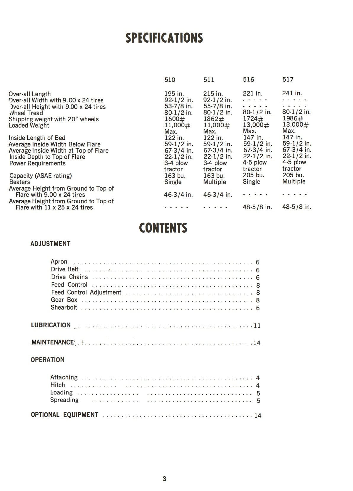 Download New Holland 510-511, 516-517 Manure Spreaders Owner's Manual