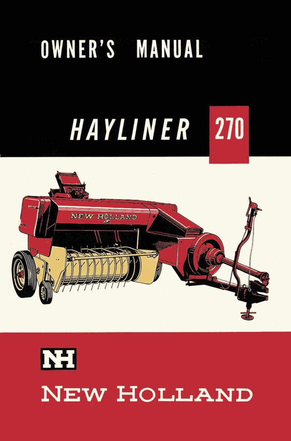 New Holland Hayliner 270 Baler Owner's Manual Download