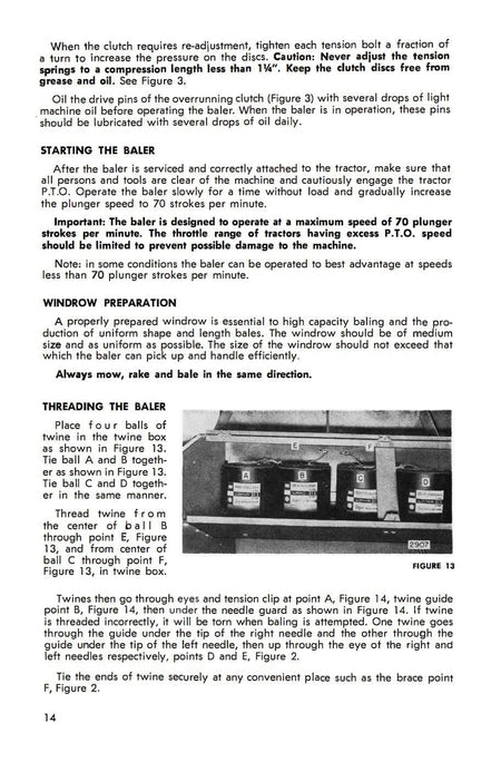 New Holland Hayliner 270 Baler Owner's Manual Download