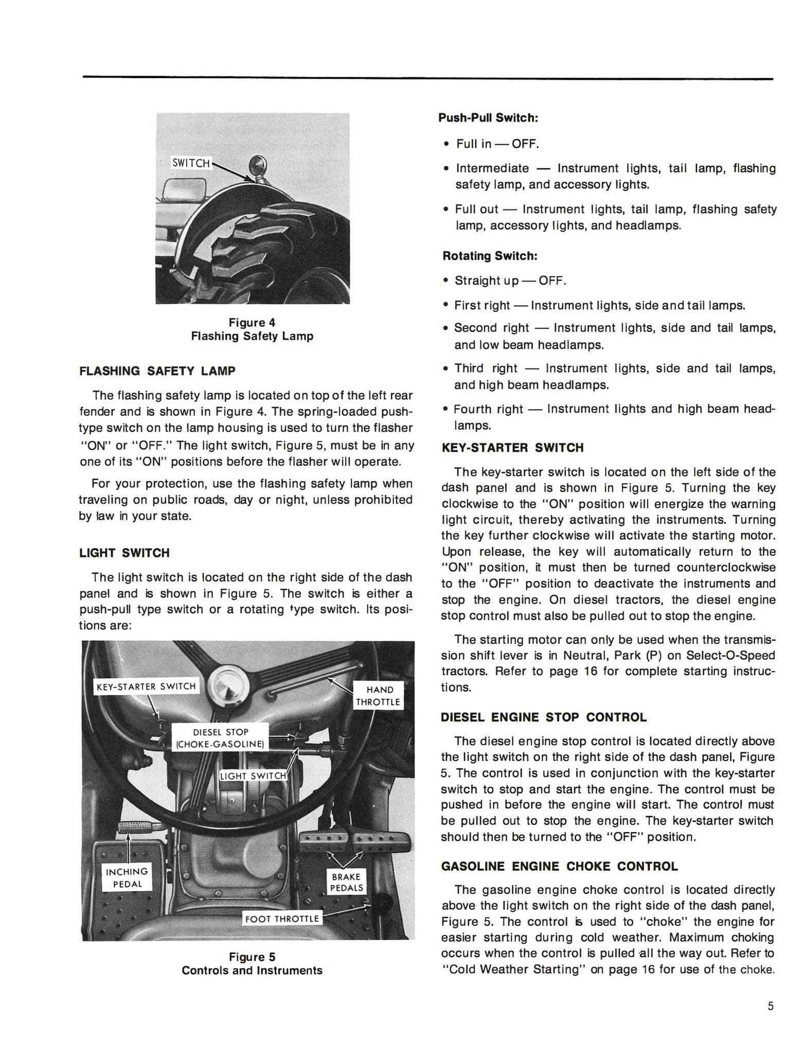 Ford 3400, 3500, 4400 & 4500 Industrial Tractors Operator’s Manual Download
