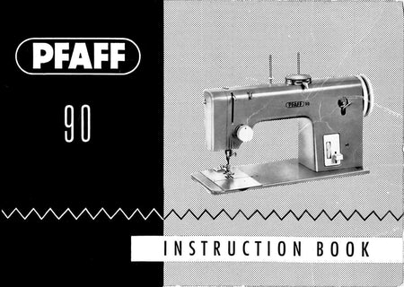 PFAFF 90 Sewing Machine Instruction Book Manual Download