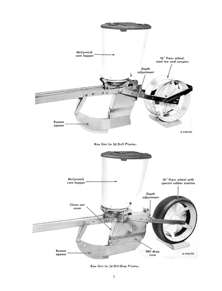 International 56 Planter (Four-Row) Operator's Manual