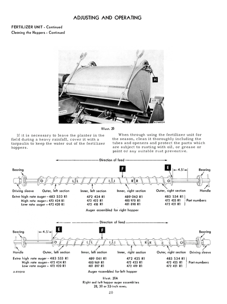 International 56 Planter (Four-Row) Operator's Manual