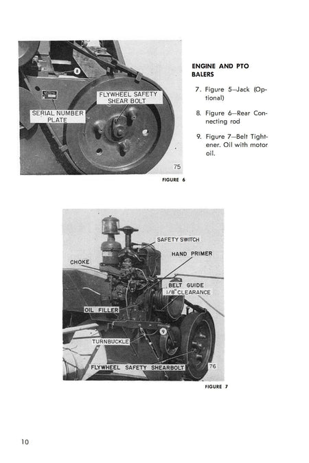 New Holland Super Hayliner 69 Baler - Owner's Manual