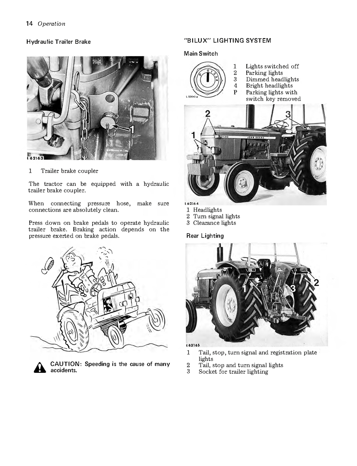 John Deere 3130 Tractor Operator's Manual
