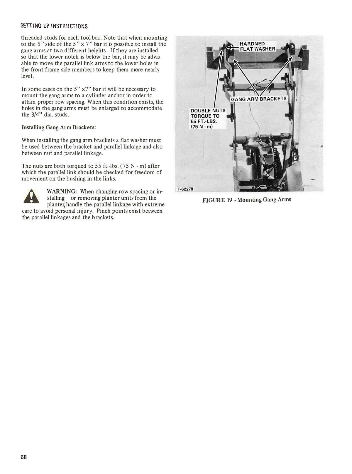 Allis Chalmers 77 planter Setting up instructions