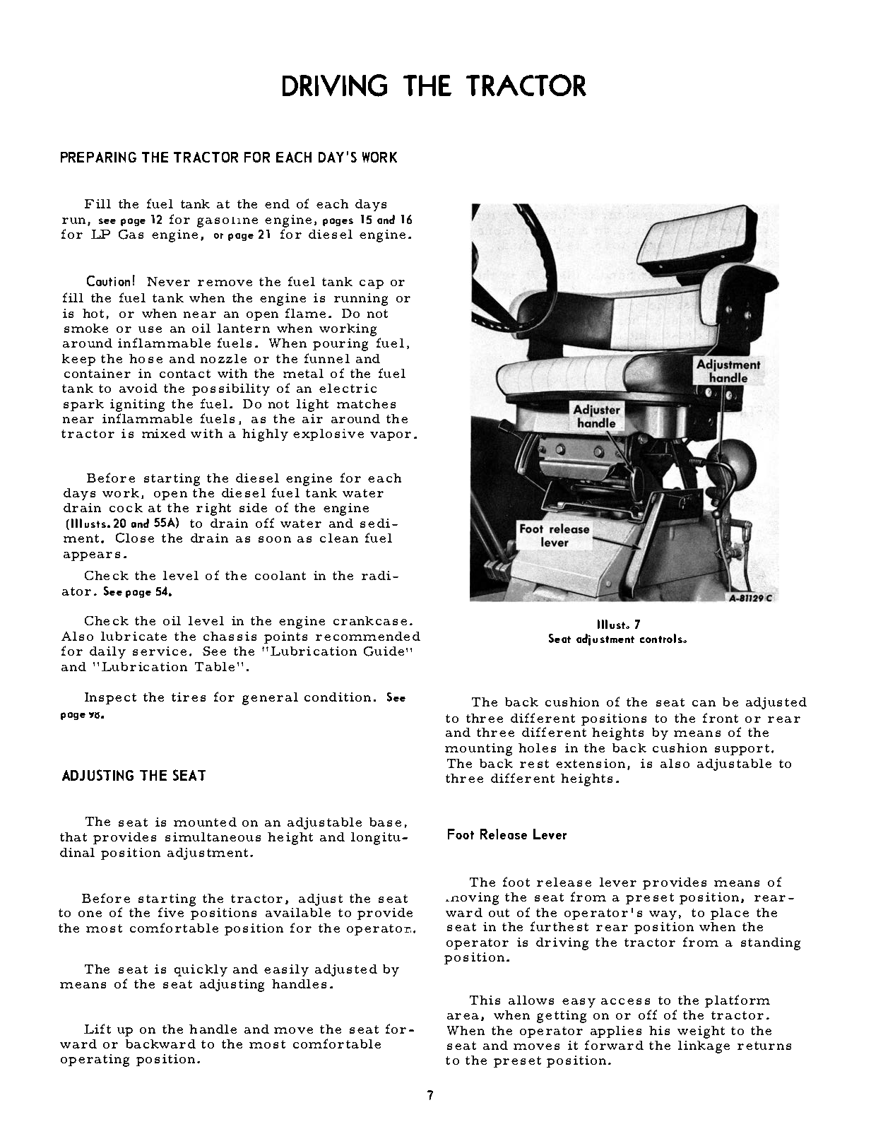 International Harvester 756 Operator's Manual