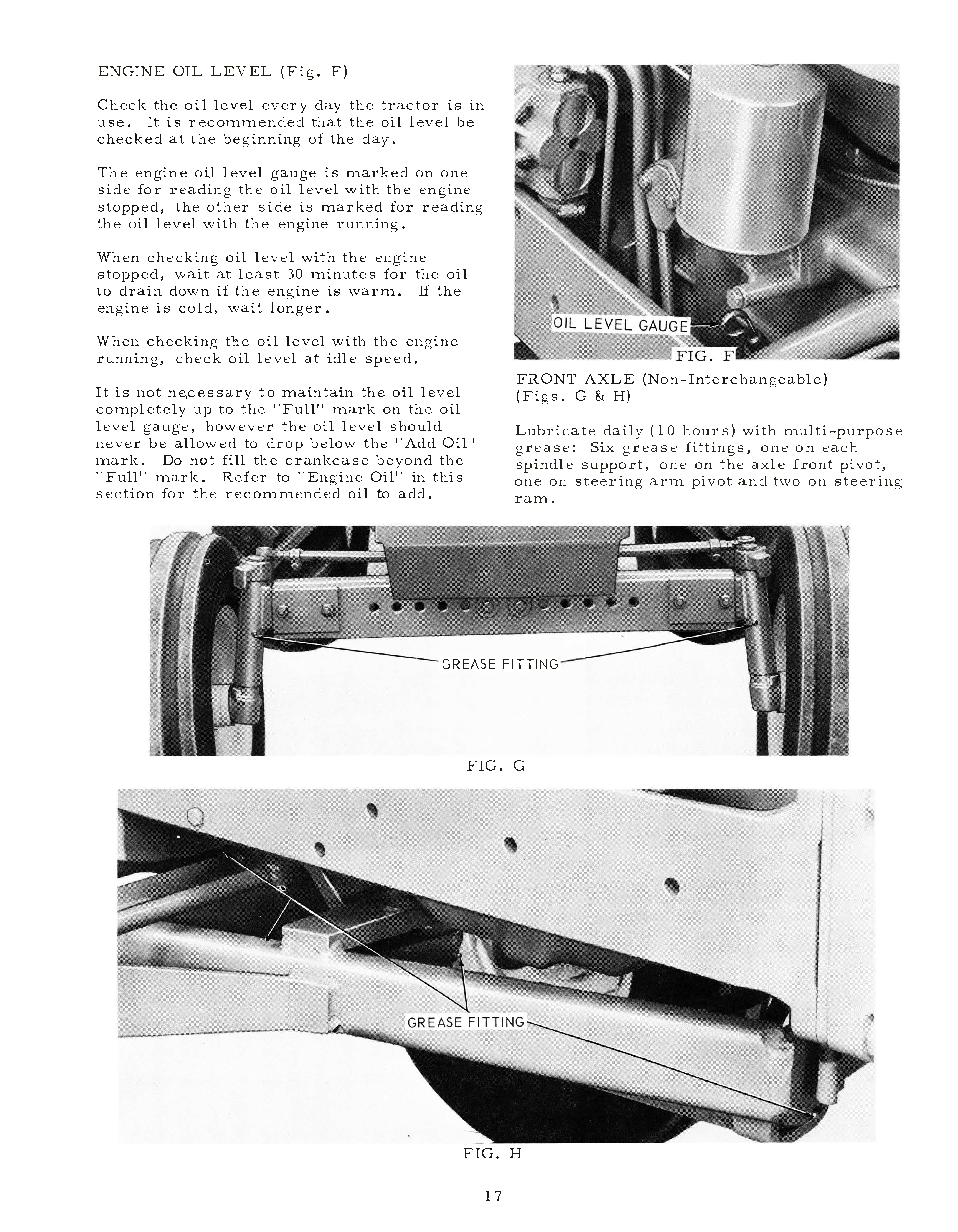 Allis-Chalmers One-Eighty Tractor Operator's Manual