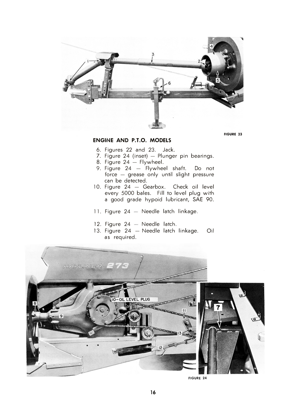 New Holland Hayliner 273 Baler Operator's Manual