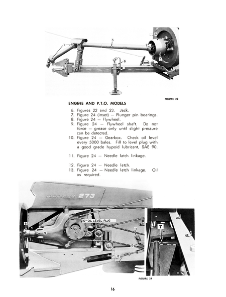 New Holland Hayliner 273 Baler Operator's Manual