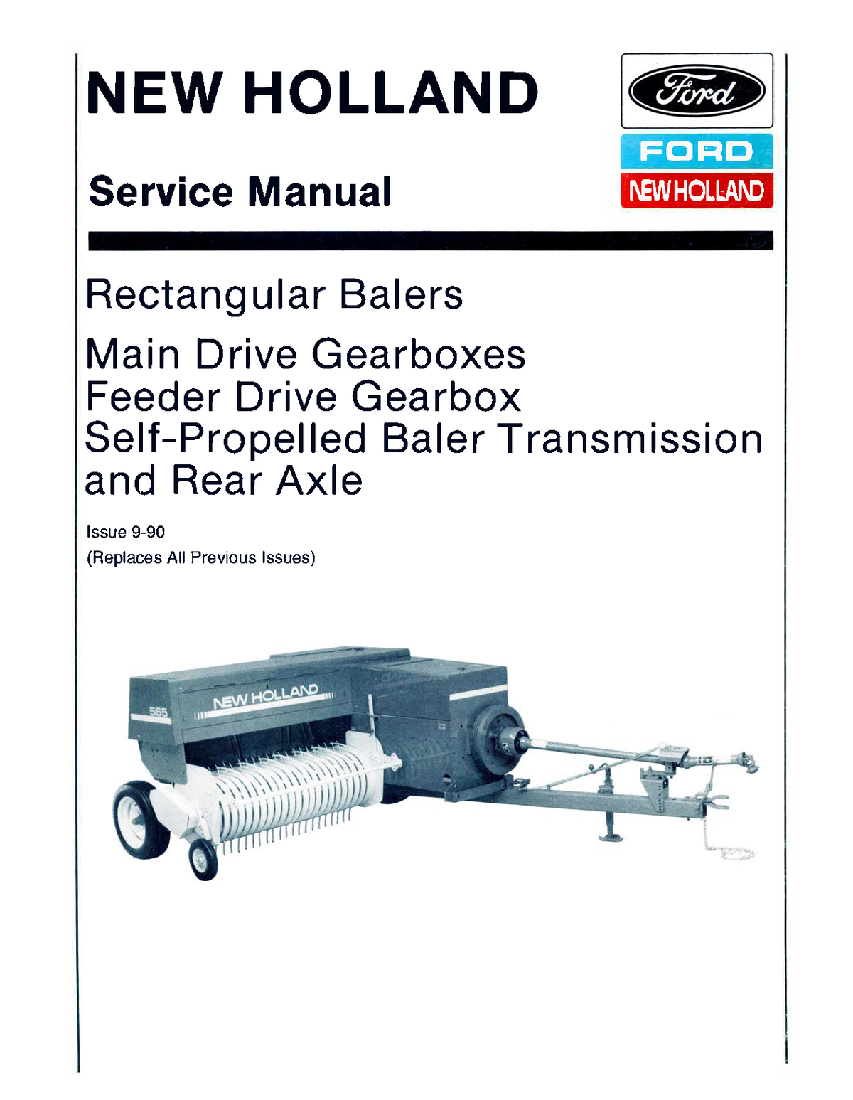 New Holland Baler Knotters Service Manual PDF