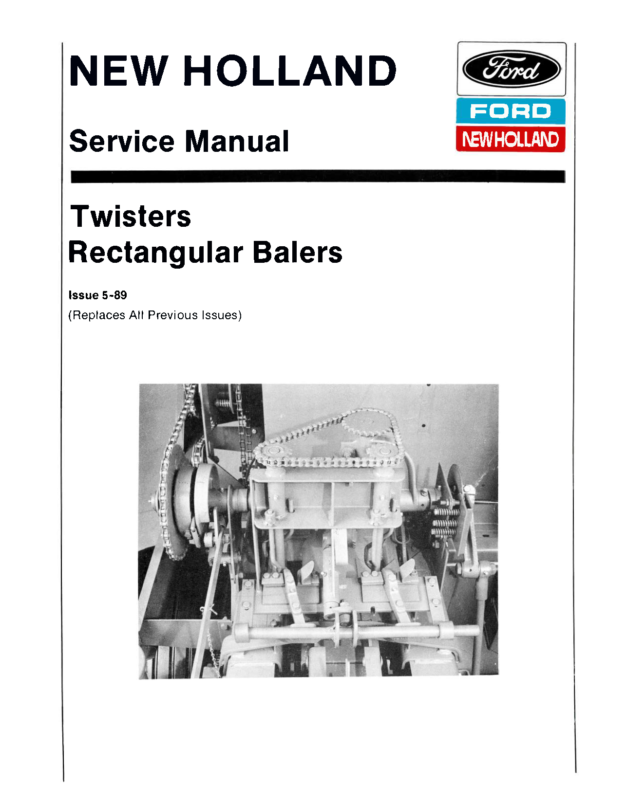 New Holland Baler Knotters Service Manual PDF
