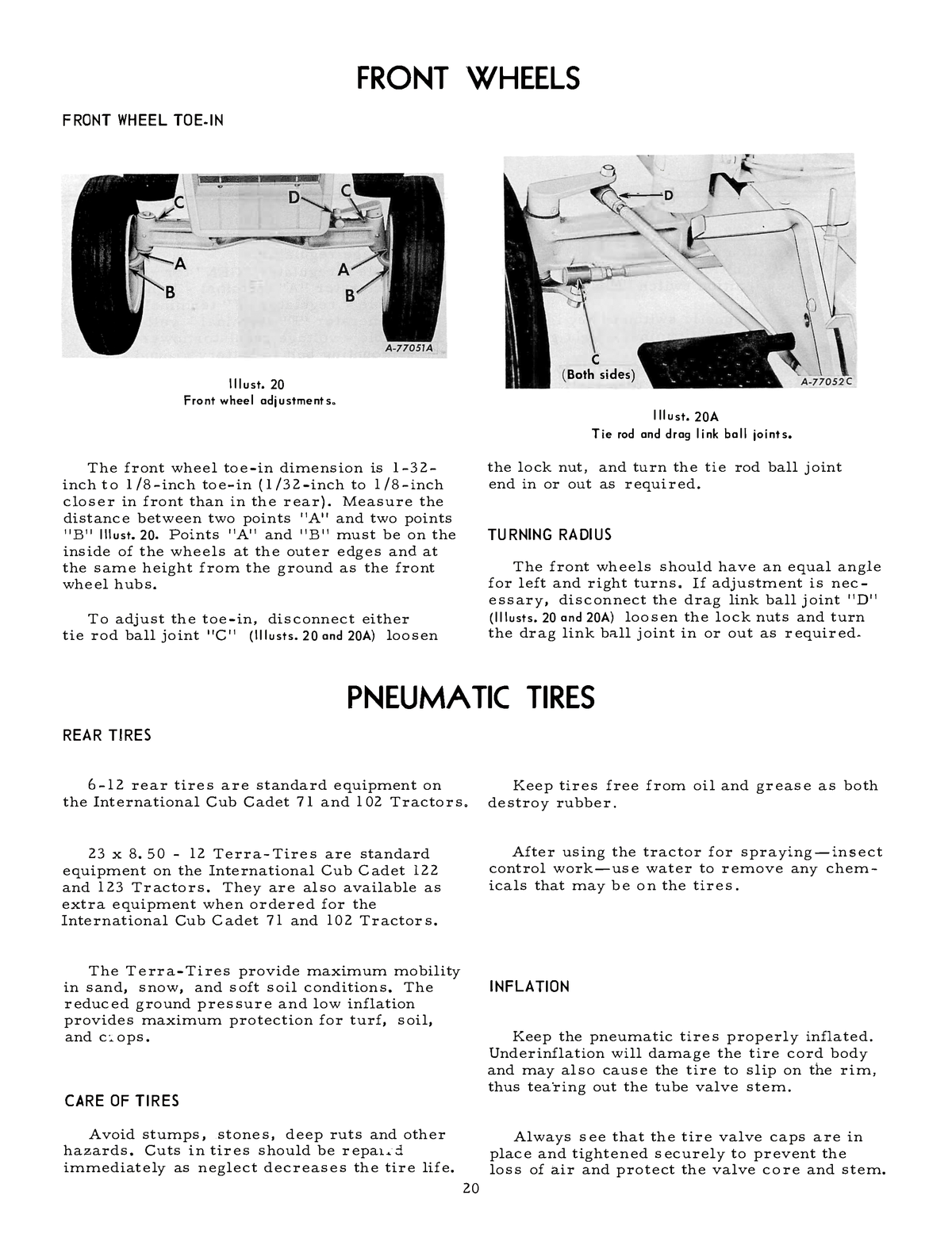 summer infant cadet manual International Harvester Cub Cadet 71, 102, 122 and 123 Manual