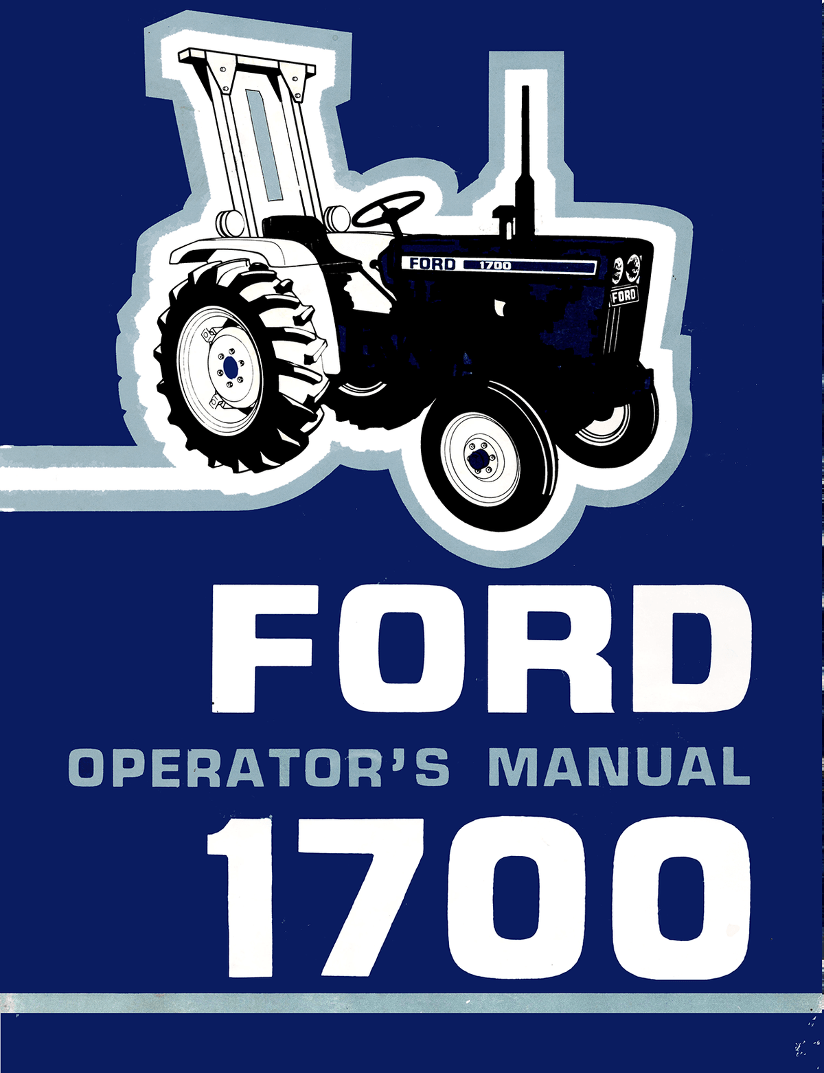 Ford 1700 tractor operator's manual