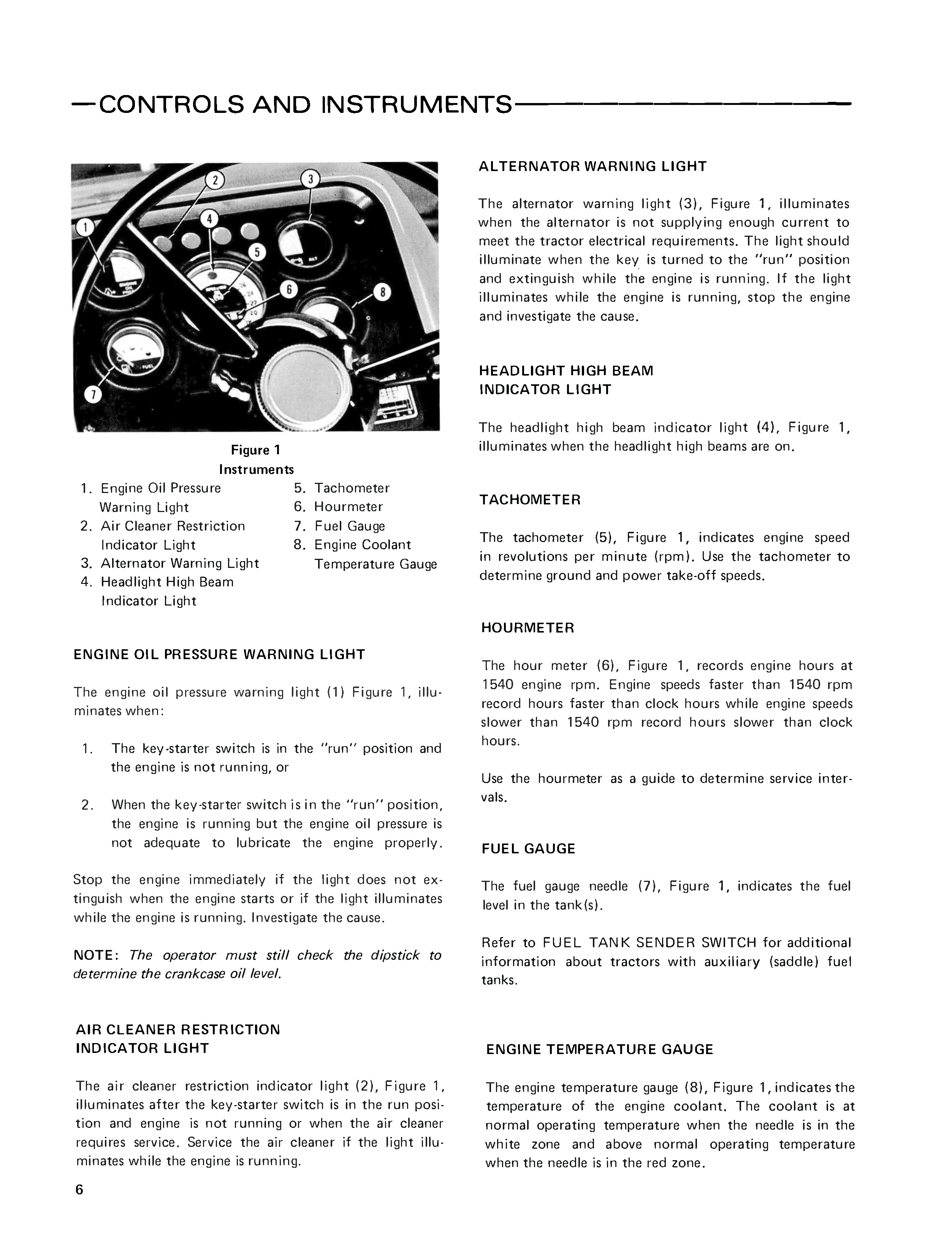 Ford 6700 - 7700 Tractors Operator's Manual
