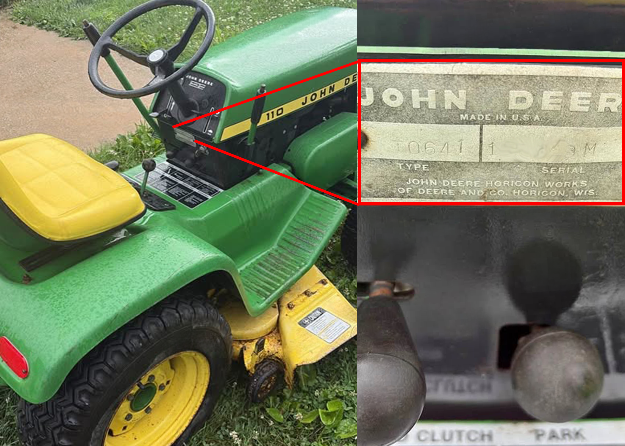 John Deere Lawn & Garden Tractor Serial Number Chart Guide Ag Manuals