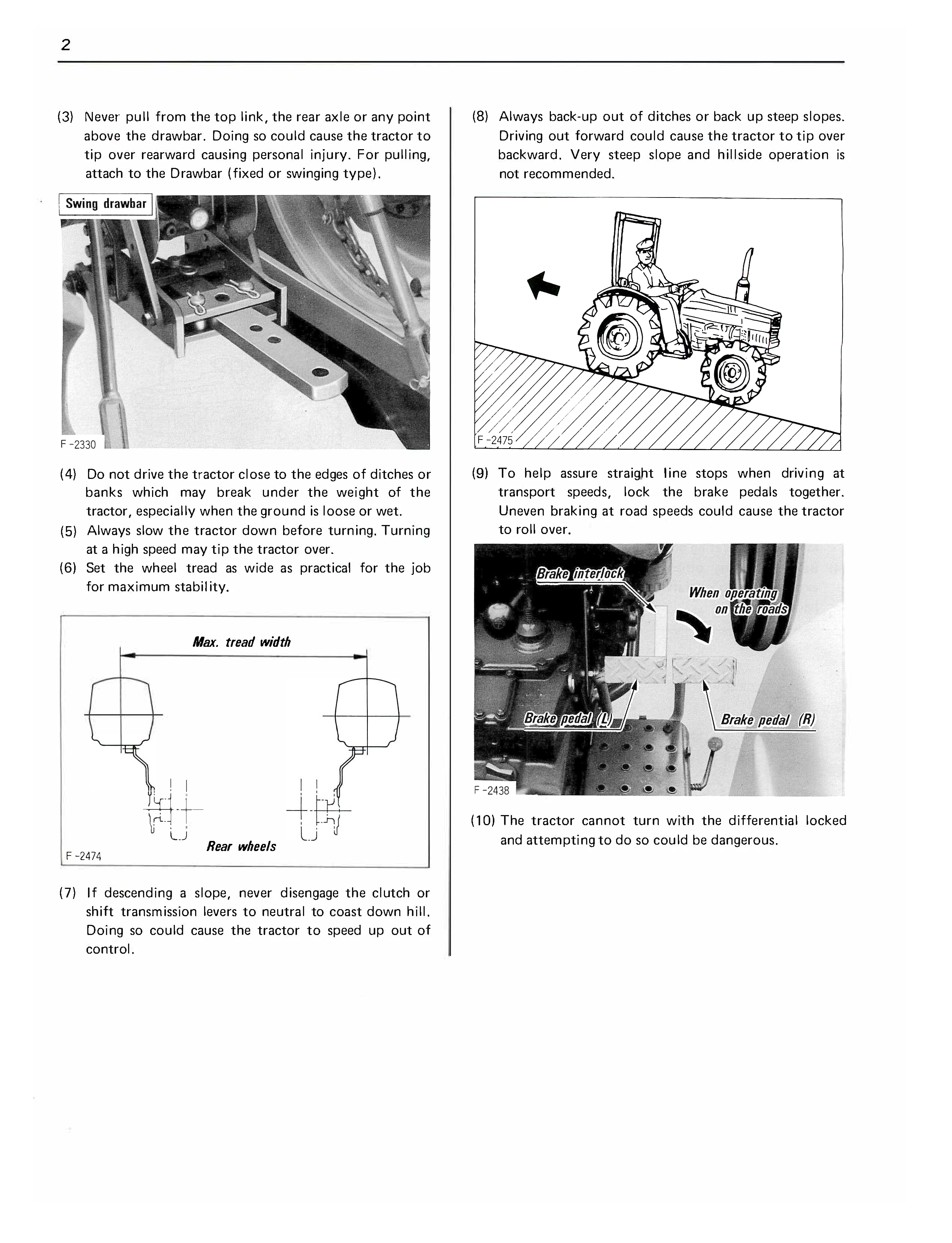 Kubota Tractor Model L305, L345, L355SS Operator's Manual