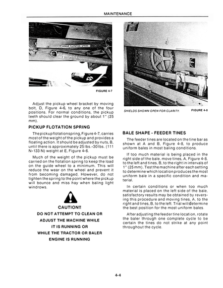 New Holland Hayliner 311 Baler Operator's Manual