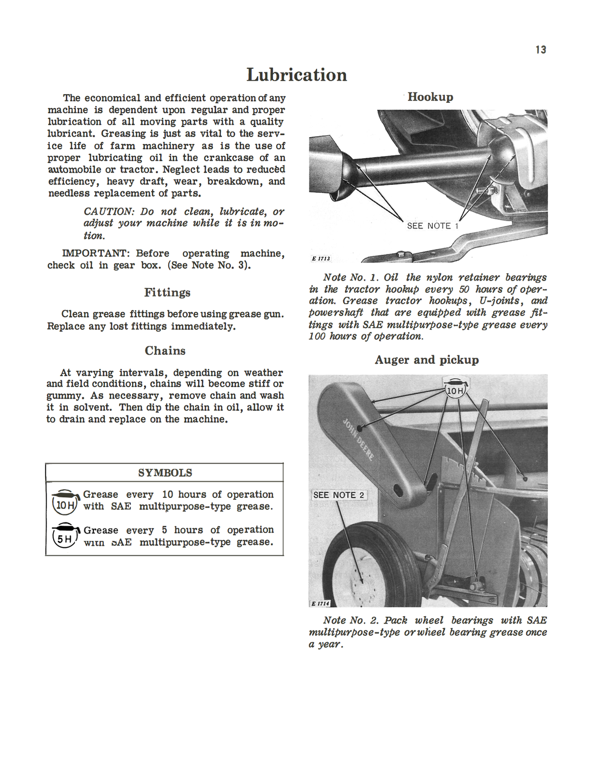 John Deere No. 14T Automatic Pickup Baler - Operator's Manual - Ag Manuals - A Provider of Digital Farm Manuals - 3