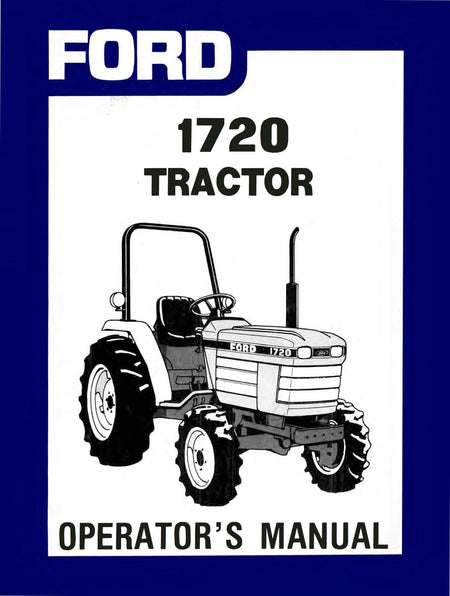 Ford 1720 Tractor - Operator's Manual - Ag Manuals - A Provider of Digital Farm Manuals - 1