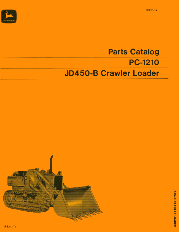 John Deere JD450-B Crawler Loader - Parts Catalog - Ag Manuals - A Provider of Digital Farm Manuals - 1