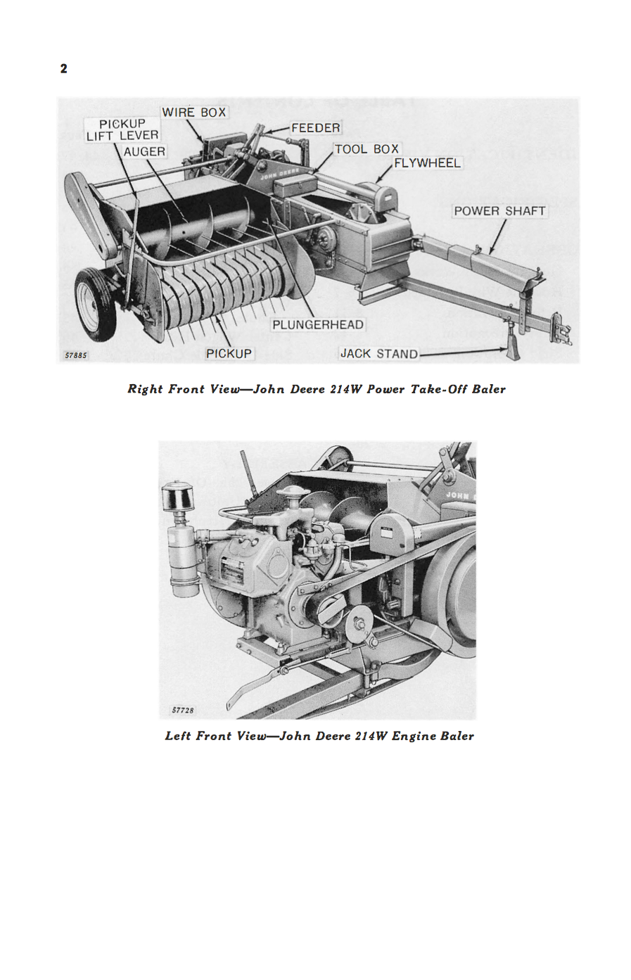 John Deere 214W Automatic Pickup Baler - Operator's Manual - Ag Manuals - A Provider of Digital Farm Manuals - 2