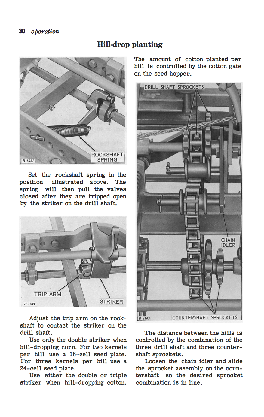 John Deere 246 & 446 Corn Planter / 247 & 447 Cotton Planters Operator