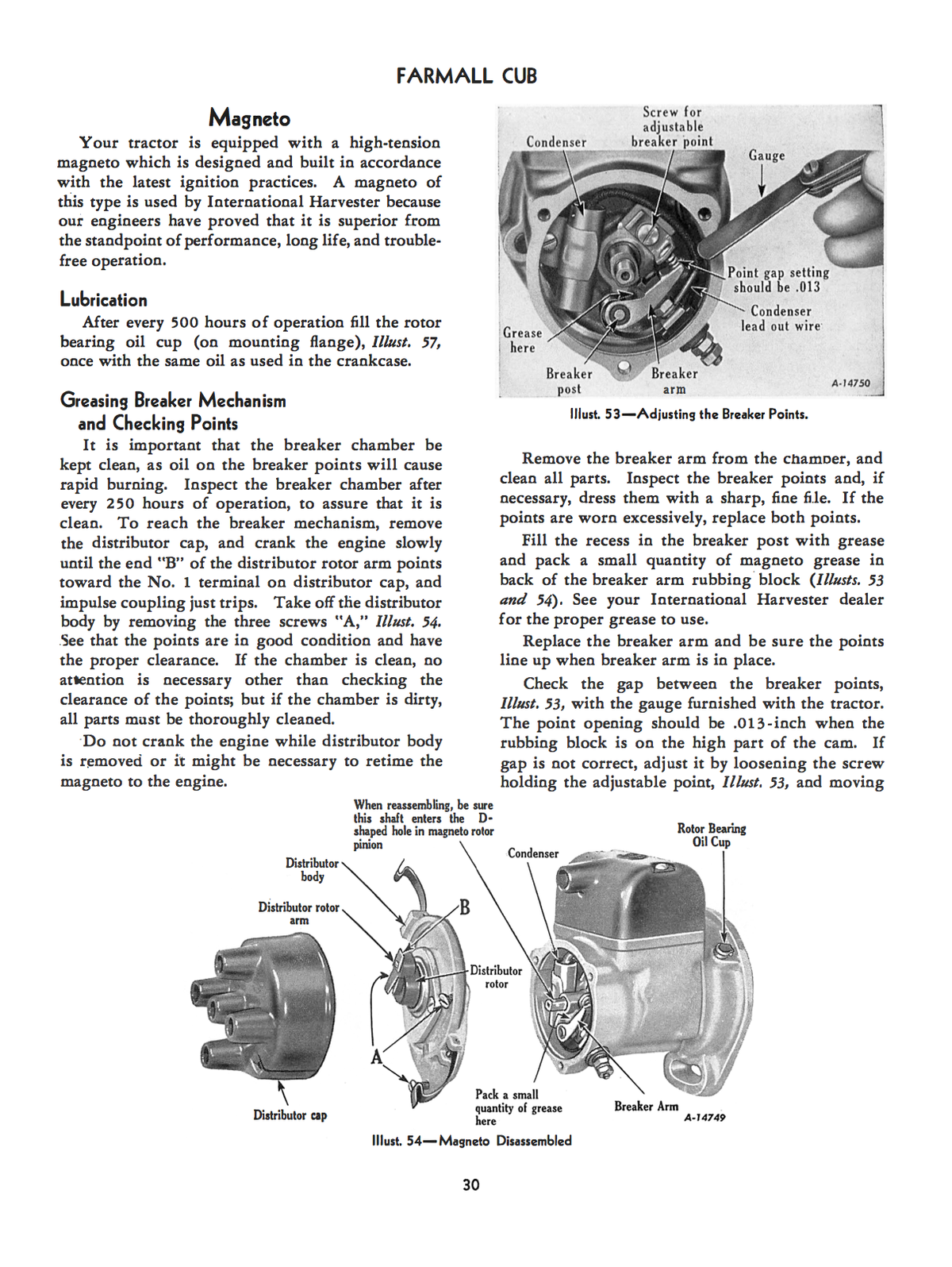 McCormick Farmall and International Cub Tractors - Owner's Manual - Ag Manuals - A Provider of Digital Farm Manuals - 3