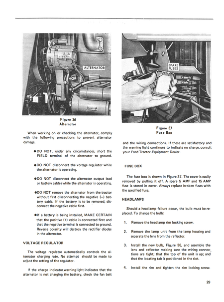 Ford 1000 Tractor - Operator's Manual - Ag Manuals - A Provider of Digital Farm Manuals - 2